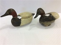 Lot of 2 Canvasback Drakes Includng