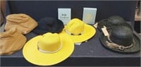 NEW 8 HATS & BOXES OF NOTE CARDS