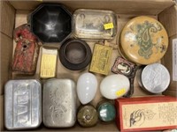 Glass Eggs, Soap Cases, Canisters