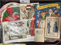 Vintage Christmas Books, Candy Boxes & Decor