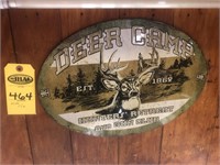 Metal Deer Camp Sign