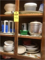 Contents Of Cabinets - Dishes, Bowels, Cannisters