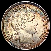 1892 Barber Dime UNCIRCULATED