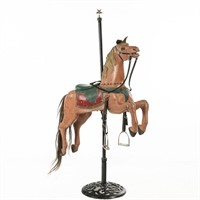 Carved Wooden Carousel Horse