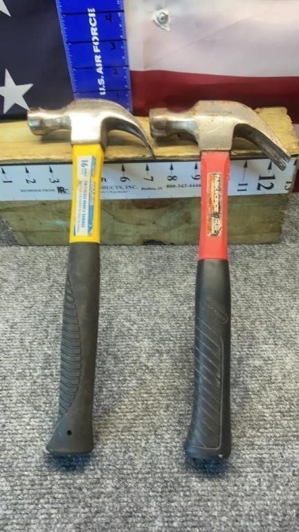 2 16 ounce curve claw hammers