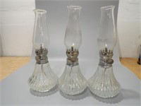 3 Coal Oil Lamps Lamplight Farms