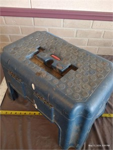 Rubbermaid step stool, tool box