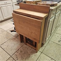 Convenient Fold Out Cutting Board Table