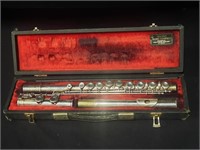 Vintage KING Silver Flute & Case