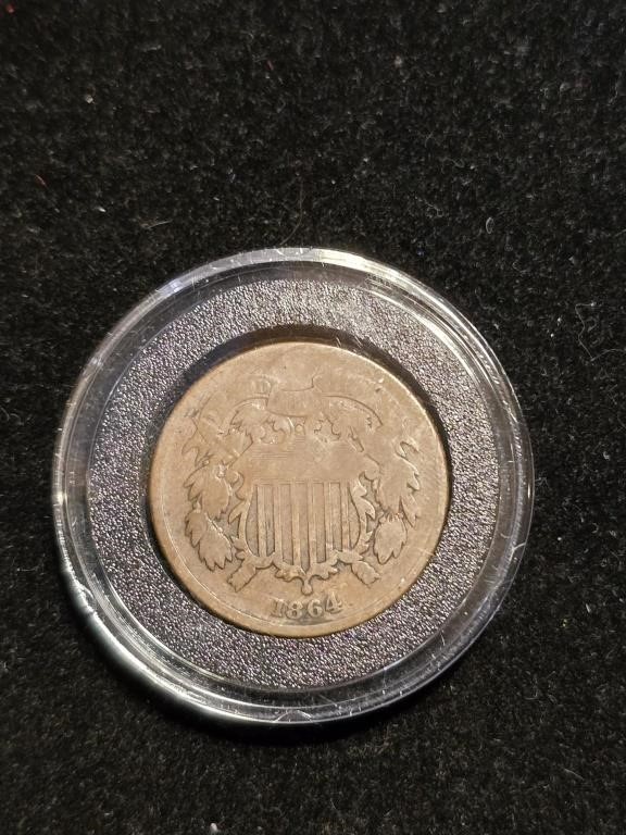 1864 Two Cent Piece