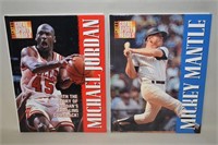 (2) Beckett Sports Heroes HC Books: Jordan Mantle