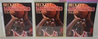 (3) Beckett Basketball Monthly Magazine Jordan No1