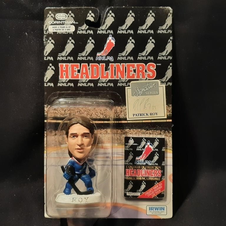 NHLPA Headliners Patrick Roy Figure