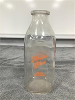 Thompson Glass Dairy Bottle   Madison