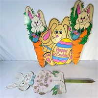 Easter Wall Decor 4 Piece Lot (Large)