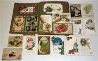 Large Album of Postcards From Early 1900's