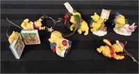 7 Winnie the Pooh Disney Christmas ornaments