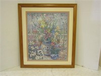 Framed Picture signed John Powell-26"x30"