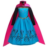 Sz 11-13Y Phenas Girls Frozen Princess Anna Dress