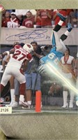 Panthers 89 Smith signed poster