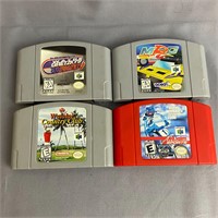 Nintendo 64 N64 Lot of 4 Sports Games - UNTESTED