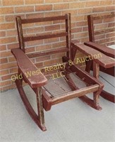 (2) Wood Patio Rockers