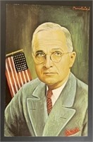 Vintage Harry S. Truman PPC Postcard