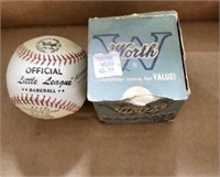 Vtg Worth Baseball in Box