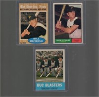 Bill Mazeroski 1962 Topps, 1963 Topps Buc Blasters