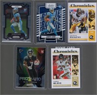 Lot of 5 Rookie Cards. 2 Gibbs, Bijan Robinson,