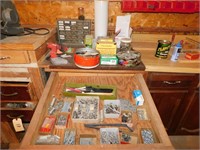 Contents of (1)Drawer & Counter Top