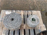 2 rolls barb wire