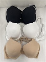 3 PIECES SIZE 34D FRUIT OF THE LOOM WOMENS BRA