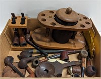 Vtg Pipes and Pipe Holders