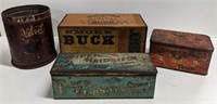 Antique Tobacco Tins. Piper Heidsieck, Union