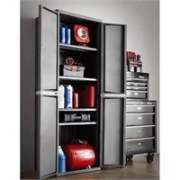 Hyper Tough 4-Shelf Garage Cabinet