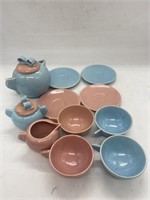 Ceramic Mid-Century Tea Set
