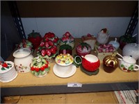 LARGE ASSORTMENT OF STRAWBERRY JELLY JARS