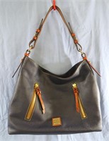 FABULOUS DOONEY & BOURKE BAG NAVY BLUE & BROWN