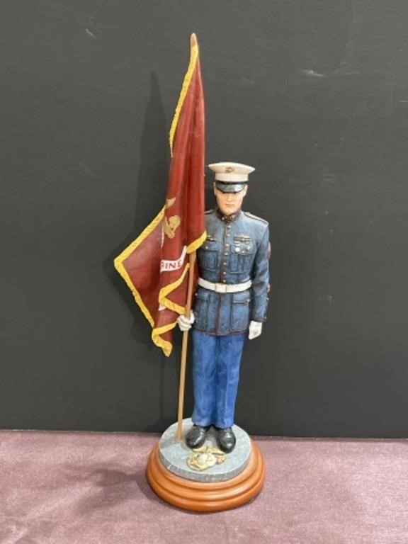 Marine colorguard Figurine American heroes