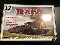 12 DVD set of 12 films Trains 16+ hours