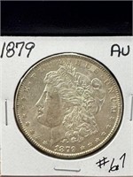1879 Morgan Dollar-AU