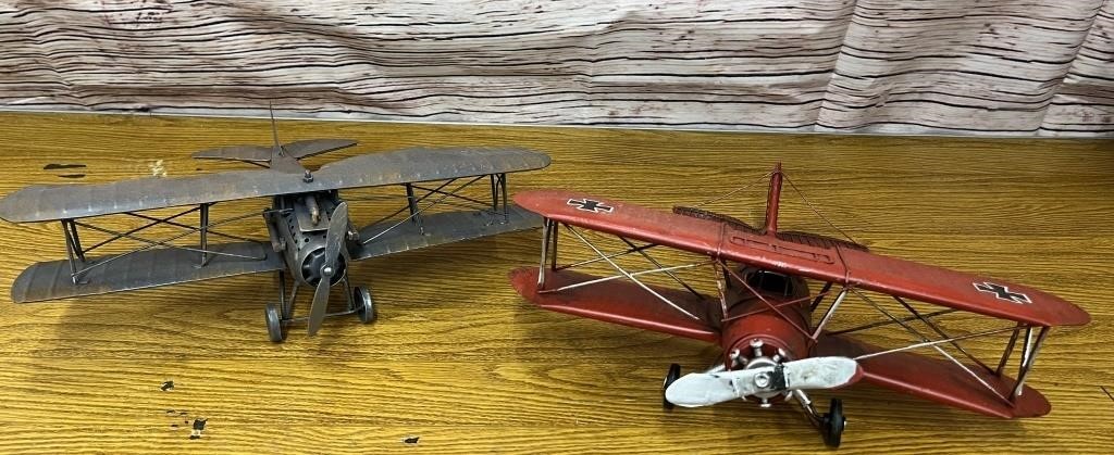 Bi-plane Red Baron WWI Germany Model Airplane