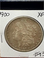 1900 Morgan Silver Dollar -XF