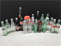 18 MISC COLLECTABLE COCA COLA BOTTLES