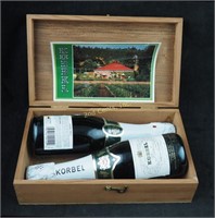 2 Korbel Champagne Wine Splits  W Box