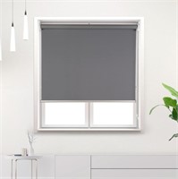 00% Blackout Roller Window Shade(Dark Grey, 43'')