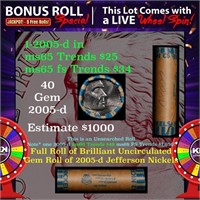 1-5 FREE BU Nickel rolls with win of this 2005-d S