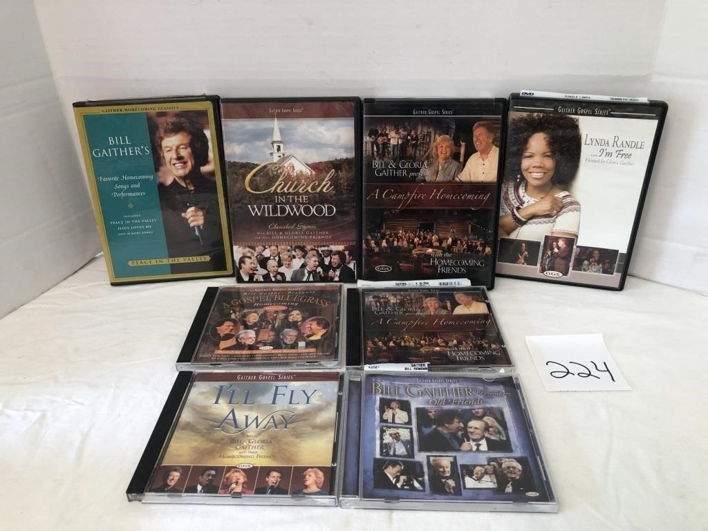 DVDs & CDs mostly Gaither