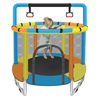 Toddler Trampoline with Enclosure Safety Net, 55''
